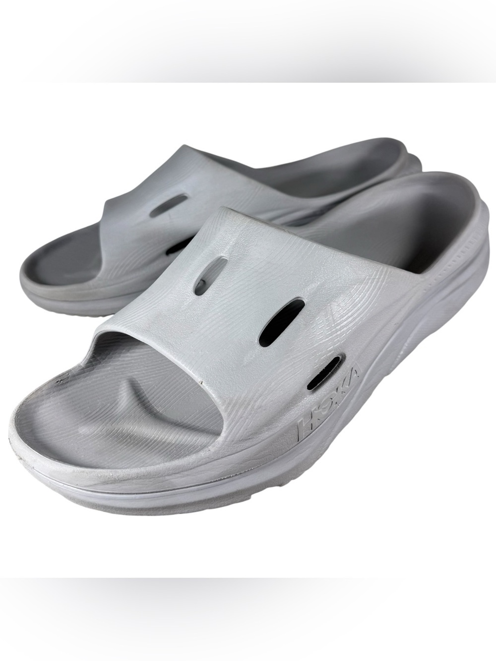 Hoka Unisex Recovery Slide 3 Gray Men’s Size 13